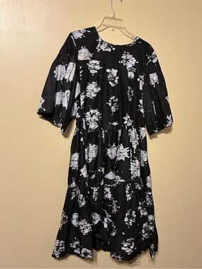 Black and White Nigeria, Africa Busayo Dress
